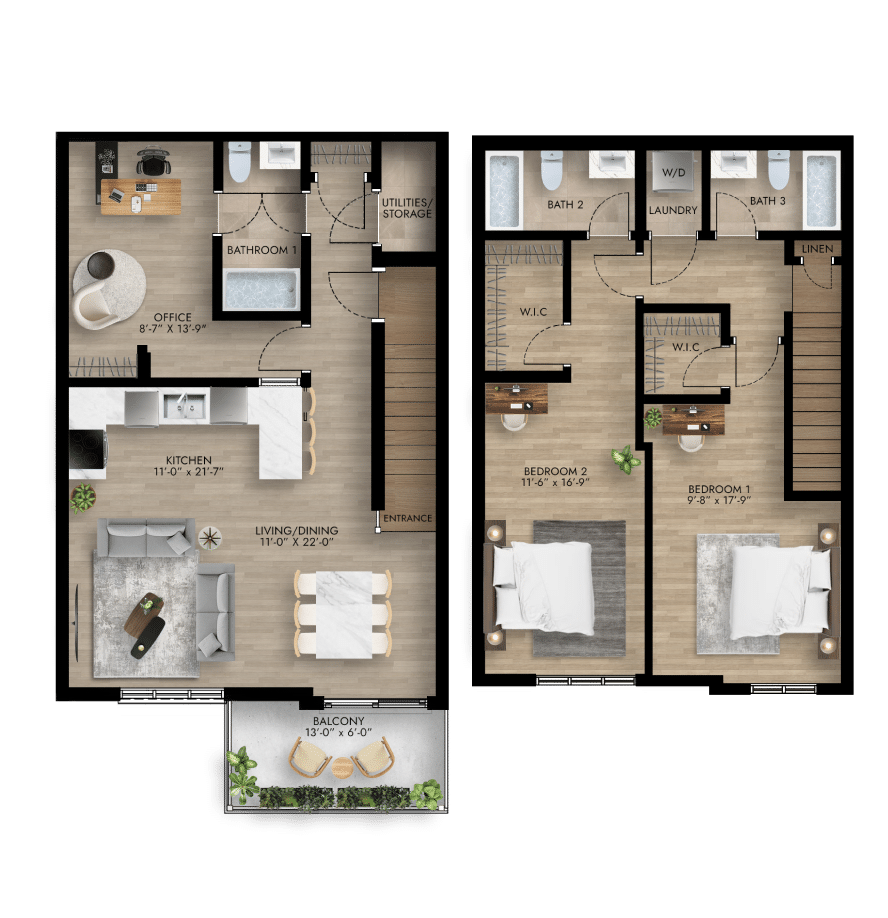 A detailed illustration of the Nova Floorplan 4D, showcasing its innovative design and spacious layout